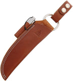 TOPS Brothers of Bushcraft Brown Leather Fixed Blade Knife Sheath