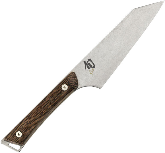 Shun Kanso Asian Multi-Prep Brown Wenge Wood AUS-10A Kitchen Knife SWT0729