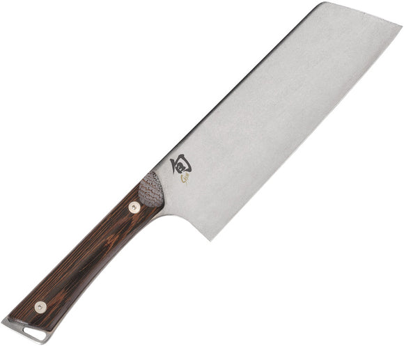 Shun Kanso Asian Utility Brown Wenge Wood AUS-10A Kitchen Knife SWT0767