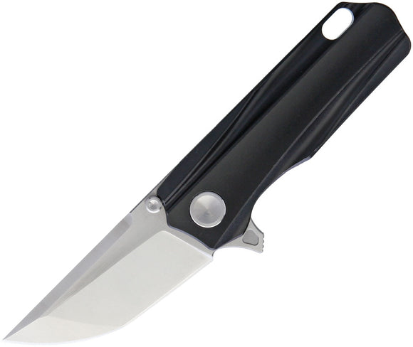 Stedemon Shy Mini Framlock Black Titanium Folding Pocket Knife