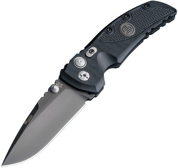 Sig EX-01 Button Lock Black & Gray Folding Knife 36172