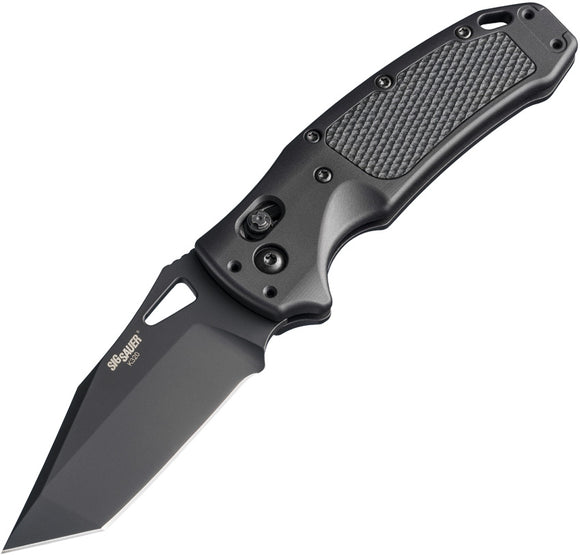 Hogue K320 AXG Pro Pocket Knife Black Aluminum & G10 Folding S30V Tanto 36364