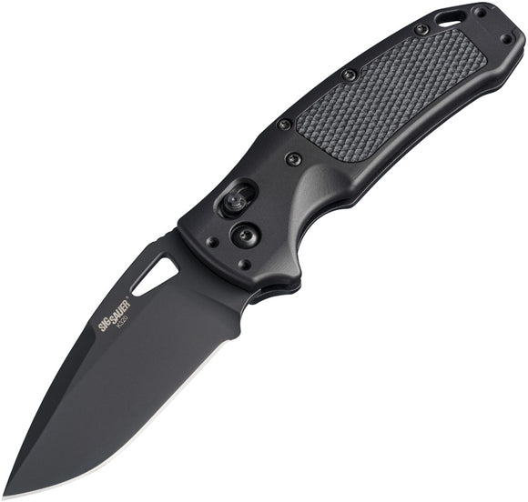 Hogue K320 AXG Pro Pocket Knife Black Aluminum & G10 Folding S30V Drop Pt 36374