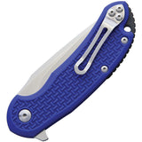 Steel Will Cutjack Pocket Knife Linerlock Blue FRN Folding D2 Steel Blade C221BL