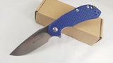 Steel Will Cutjack C22M-1BL Linerlock Blue Handle Folding Blade Knife C22M1BL