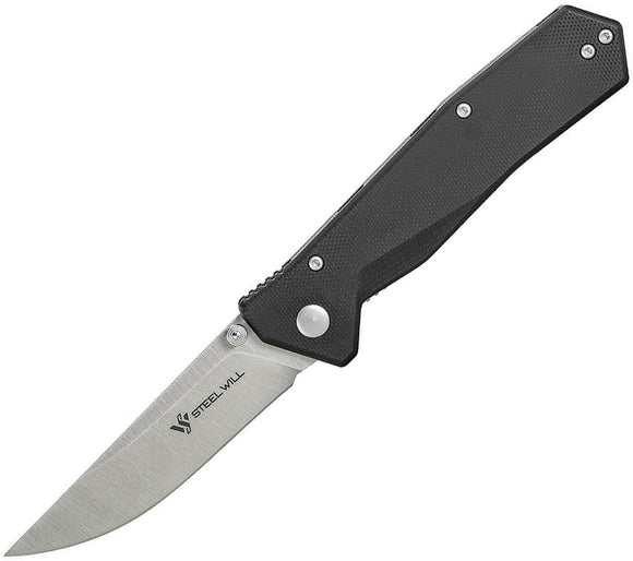 Steel Will Daitengu F11 Linerlock Black G10 Folding D2 Steel Pocket Knife F1101