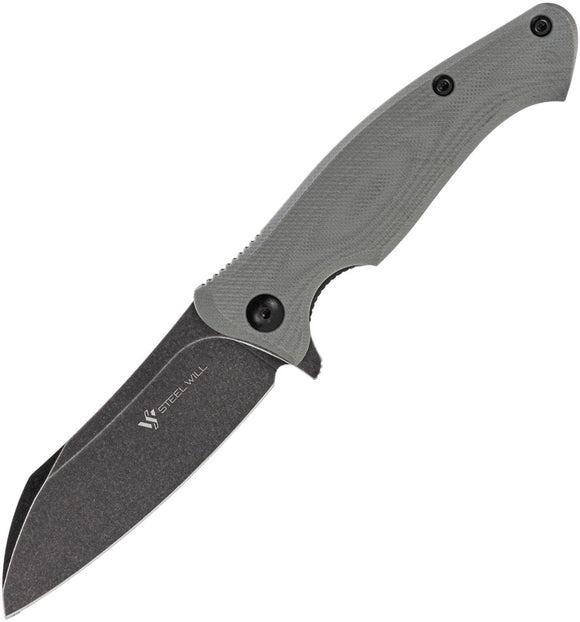 Steel Will Nutcracker F24 Linerlock Gray Folding Knife f2420