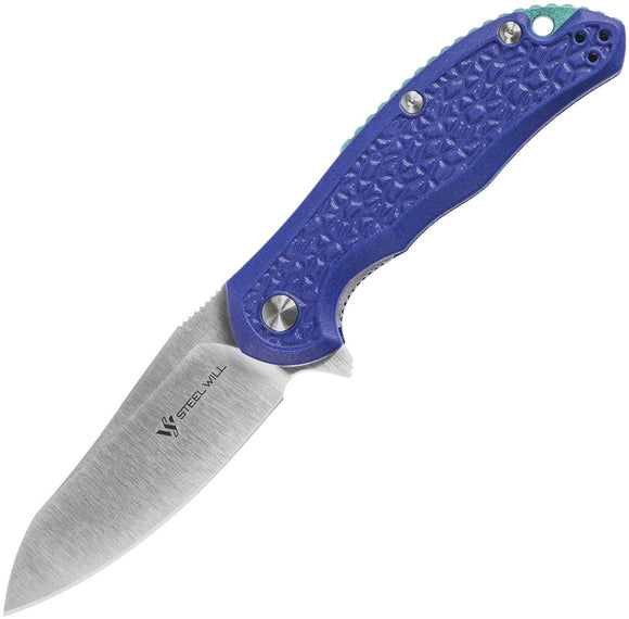 Steel Will Modus F25-15 Linerlock Blue Folding Pocket Knife f2515