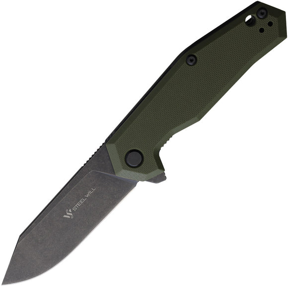 Steel Will Tenet 2 OD Green G10 Folding D2 Steel Pocket Knife GF3133