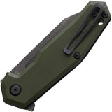 Steel Will Tenet 2 OD Green G10 Folding D2 Steel Pocket Knife GF3133