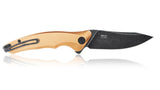 Steel Will Spica F44-26 Bronze Linerlock 154cm Folding Knife 4426