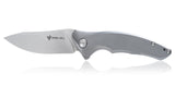 Steel Will Spica F44-27 Silver Linerlock 154cm Folding Knife 4427