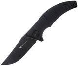 Steel Will Sargas F60 Linerlock Black Folding Knife f6008