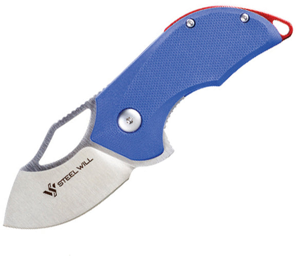 Steel Will Kobold Linerlock Blue Folding Knife 6614