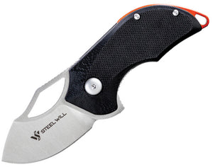 Steel Will Kobold Linerlock Black Folding Knife 6616