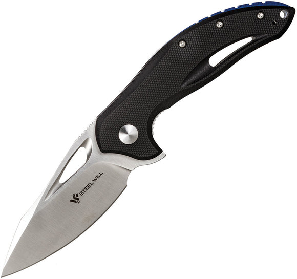 Steel Will Screamer Linerlock Black Satin Folding Knife 7310