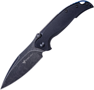 Steel Will Scylla Linerlock Black Stonewashed D2 Folding Knife 7907