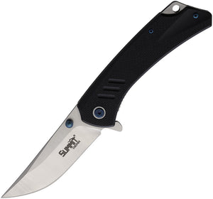 Summit Gear Linerlock Black G10 Folding Stainless Pocket Knife 004BLK