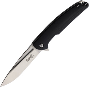 Summit Gear Linerlock Black G10 Folding Stainless Pocket Knife 006BLK