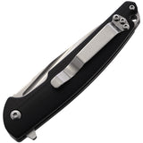 Summit Gear Linerlock Black G10 Folding Stainless Pocket Knife 006BLK