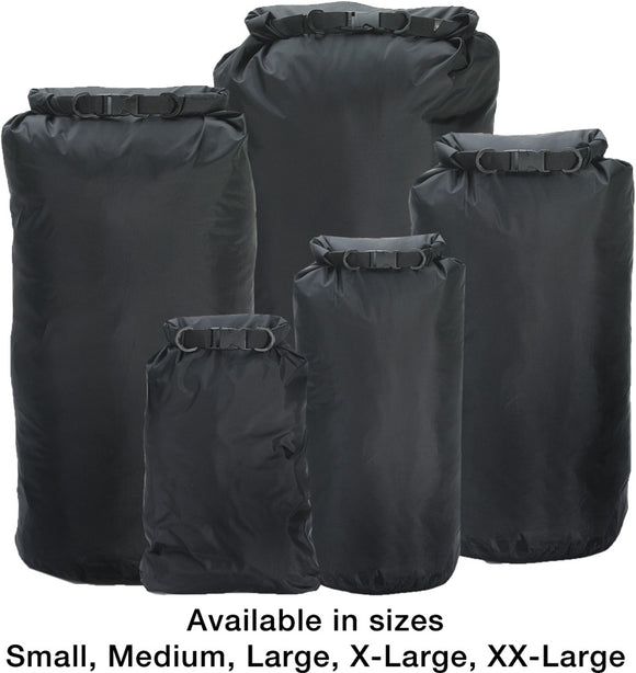 Snugpak Dri-Sak Black Lightweight Durable Nylon Medium 8L Waterproof Bag 163