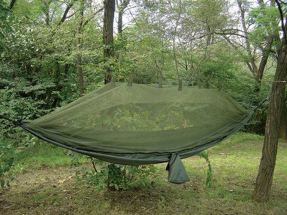 Snugpak Jungle Coyote Tan Parachute Holds Up 400lbs Hammock with Mosquito Net 61665