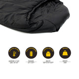 Snugpak Softie 9 Hawk Camping & Hiking Survival Black Sleeping Bag 91092