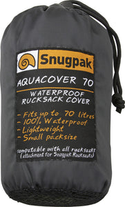 Snugpak Aquacover 70L Waterproof Olive Green Lightweight Rucksack Cover 92143