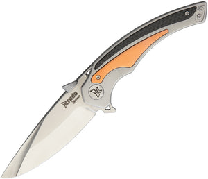 Krudo FEROCE Carbon Fiber/Copper Folding 9Cr18MoV Pocket Knife 372