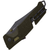 SOG Trident AT-XR Lock Green GRN Folding D2 Clip Point Pocket Knife 11120357XX