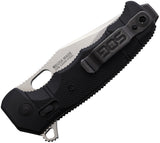 SOG SEAL XR Lock Black Smooth GRN Folding S35VN Pocket Knife 12211157