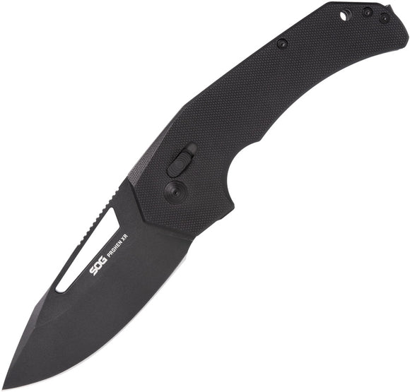 Sog Prohen XR Lock Black G10 Folding D2 Steel Drop Point Pocket Knife 12250157