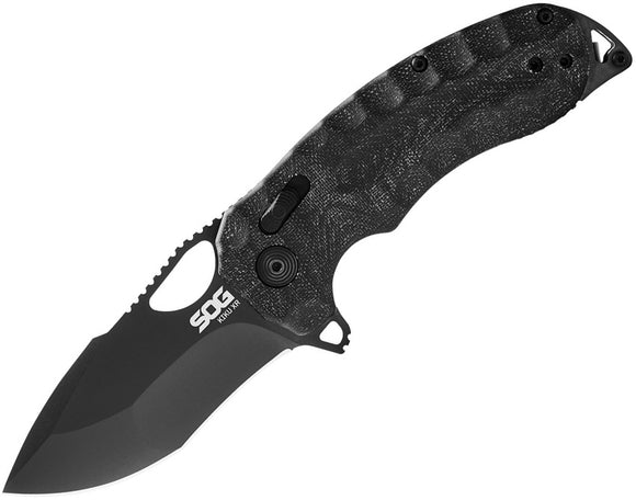 SOG Kiku XR Lock BlackOut Folding Knife 12270257