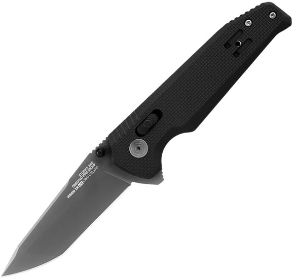 SOG Vision LTE Pocket Knife XR Lock Black G10 Folding CTS-XHP Tanto 12570757