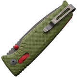 Sog Altair XR Lock Field Green GRN Folding CPM-154 Drop Pt Pocket Knife 12790357
