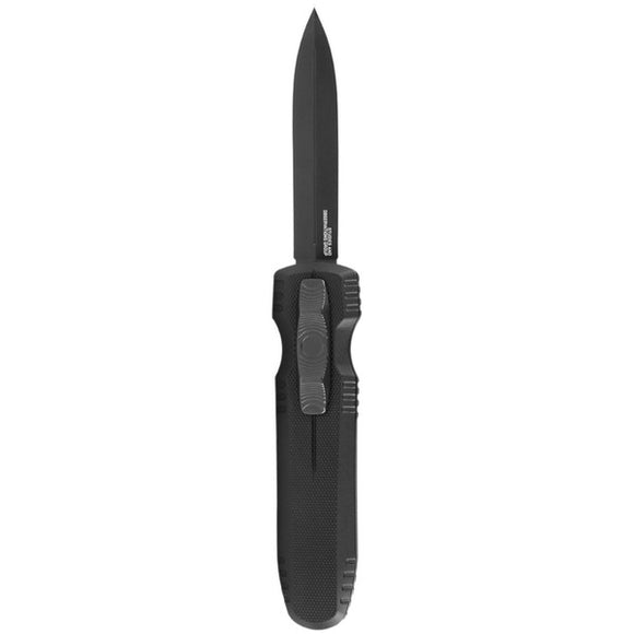 SOG Pentagon Automatic OTF Blackout Aluminum Cryo CPM-S35VN Spear Point Blade 15610157