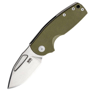 SOG Stout SJ Slip Joint OD Green G10 Folding D2 Clip Pt Pocket Knife 16030157X