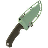Sog Tellus FX OD Green GRN 440 Stainless Fixed Blade Knife w/ Sheath 17060143