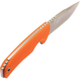 Sog Tellus FX Orange GRN 440 Stainless Fixed Blade Knife w/ Belt Sheath 17060343