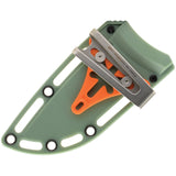 Sog Tellus FX Orange GRN 440 Stainless Fixed Blade Knife w/ Belt Sheath 17060343