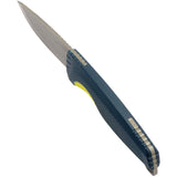 Sog Aegis FX Fixed Blade Knife Indigo/Yellow CRYO Krupp 4116 Stainless 17410141