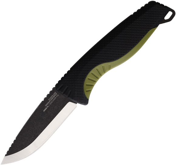 Sog Aegis FX Black & Green GRN 4116 Stainless Drop Pt Fixed Blade Knife 17410441