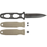 SOG Pentagon FX Flat Dark Earth G10 S35VN Fixed Blade Knife w/ Sheath 10257