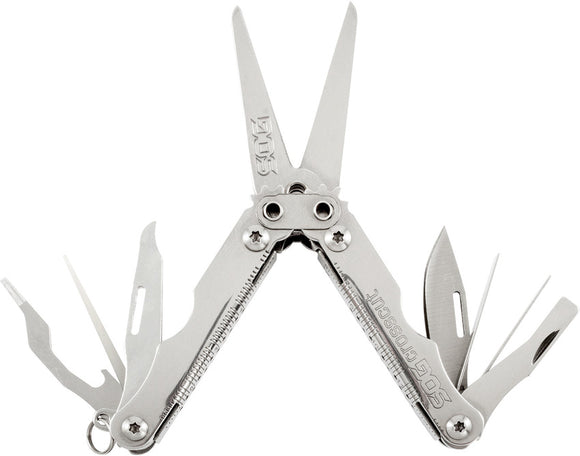 SOG Crosscut 2.0 Stainless Folding Knife Pocket 11 Tool Multi-Tool CC51CP