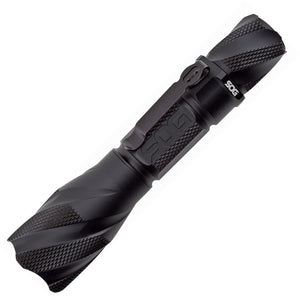 SOG Black Aluminum Dark Energy Rechargeable Flashlight DE06