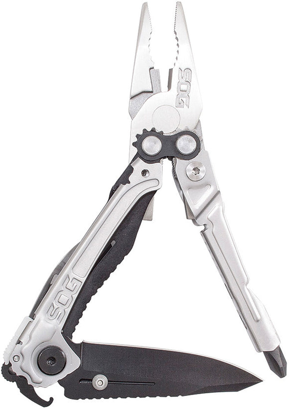 SOG Reactor Multi Tool Stainless Pliers Screwdriver 8Cr13MoV Knife RC1001CP