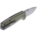 SOG Terminus Pocket Knife Slip Joint OD Green G10 Folding CRYO D2 Steel TM1004BX