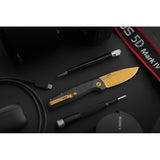 SOG Terminus LTE Gold Pocket Knife Slip Joint G10/CF Folding S35VN TM1007BX