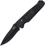 SOG Vision Arc Lock VG-10 Folding Drop Point Blade Black GRN Handle Knife VS03BX