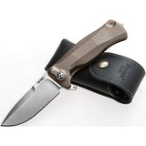 Lion Steel SR11 Framelock Titanium Bronze Sleipner Folding Pocket Knife